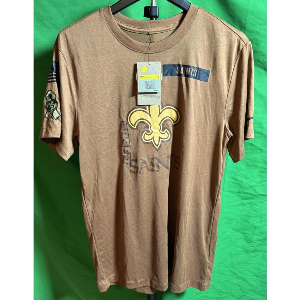 Nike New Orleans Saints "Salute To The Service" Dri Fit T Shirt Mens S NEW NWT
